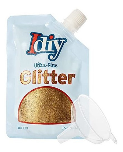 Glitter  X 100g Extra Fino - Naranja Creamsicle