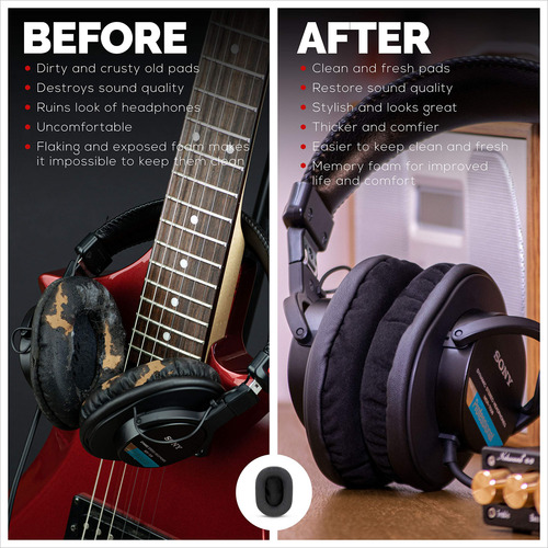 Almohadillas De Repuesto Brainwavz Para Sony Mdr 7506, V6 Y