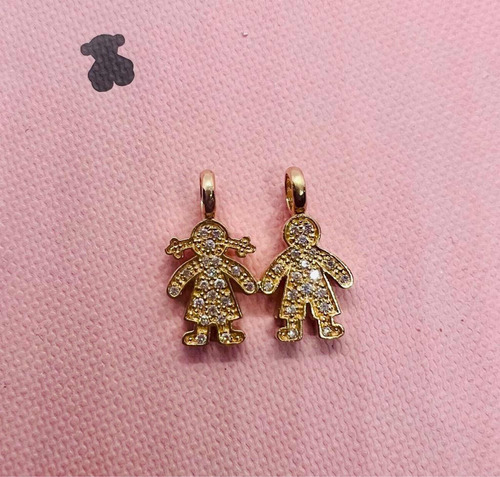 Dije Niño Y Niña Tous Original Oro 18k