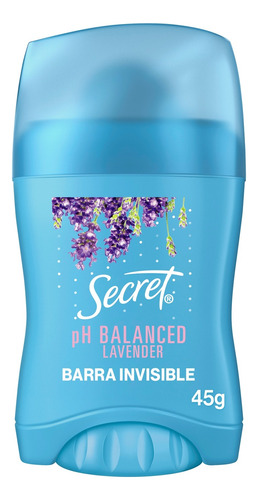 Antitranspirante Barra Secret Ph Balanced 45 G