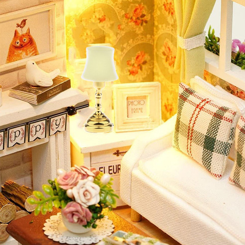 Luces De Casa De Muñecas Eléctricas Que Funcionan Con