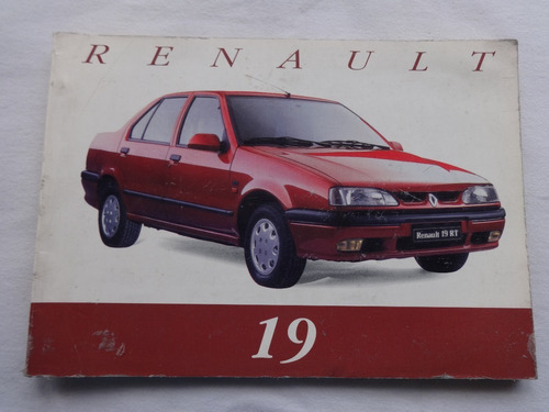 Manual Instrucciones Renault 19 1993 R19 Guantera Catalogo