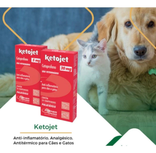Ketojet 20mg Anti-inflamatório 10 Comprimidos