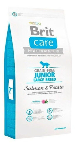 Brit Care Junior Large Breed Salmon Perros 12kg Pethomechile