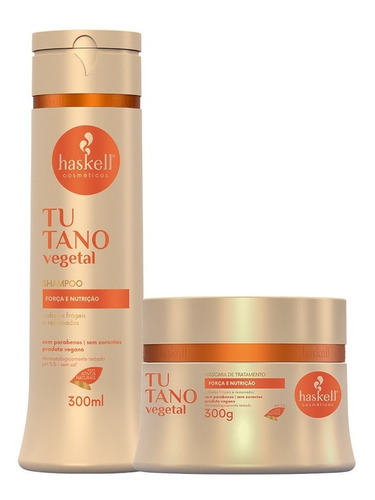 Kit Tutano Shampoo 300ml + Máscara 250g C/d-pantenol Haskell