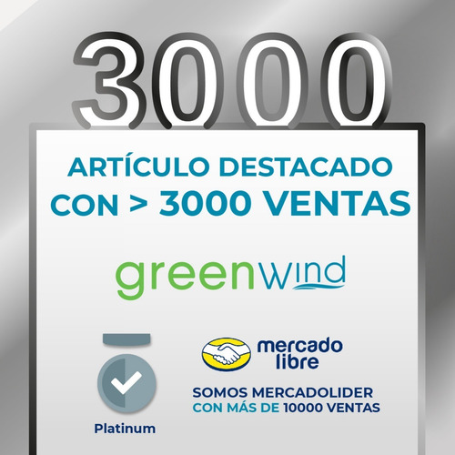 Imagen 7 de 10 de Aire Acondicionado Greenwind Inverter 12000 Btu