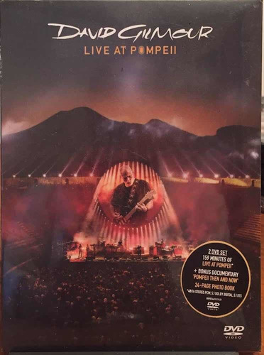 Dvd Doble - David Gilmour / Live At Pompeii. Original (2017)