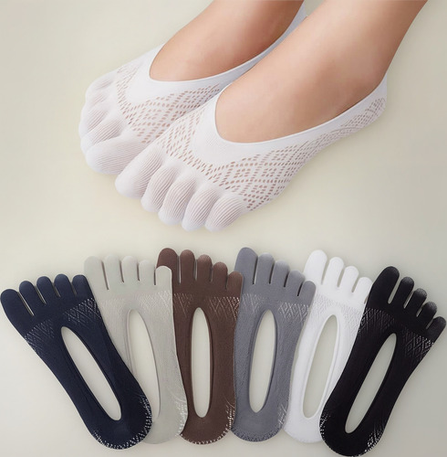 6 Pares De Calcetines De Compresión For Los Dedos Del Pie