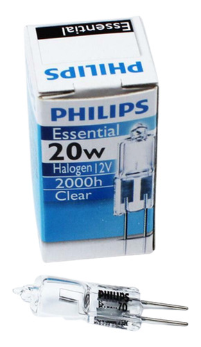 Lâmpada Halogena Bipino G4 20w 12v Clear Essential Philips