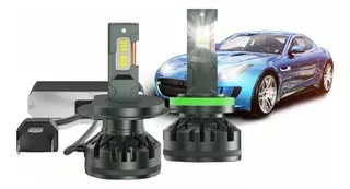 Kit Focos De Led Luz Alta Y Baja 40000lm H4 H13 9007 6500k