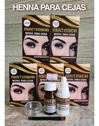 Pigmento De Henna Para Cejas Perfect Eyebrows