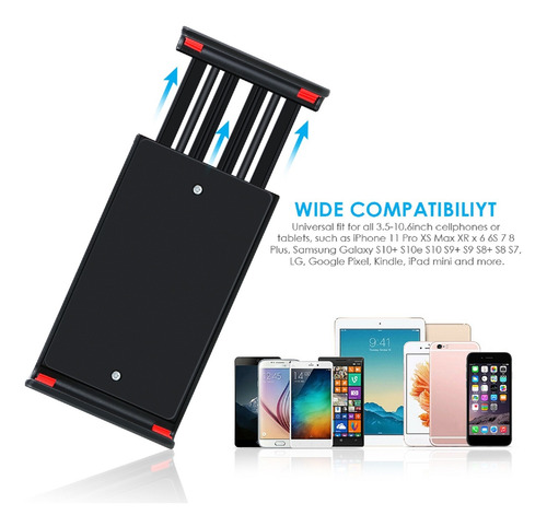 Imagen 6 de 6 de Soporte De Celular, Tablet Ajustable Con Brazos Largos Bra