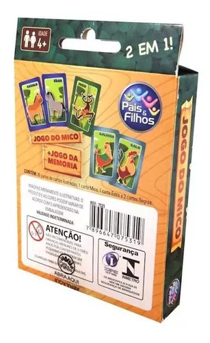 Jogo De Cartas Mico Banana  B&A – A melhor distribuidora da Paraíba