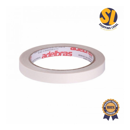Imagem 3 de 5 de Fita Dupla Face Papel 410 18mmx30m - Adelbras