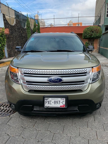 Imagen 8 de 14 de Ford Explorer Xlt 2013 Aut Clima Piel Cd Bolsas Rines