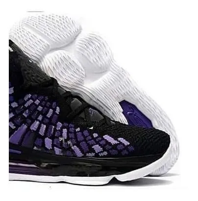 Tenis Nike Lebron 17 Negro Morado Original 24.5cm