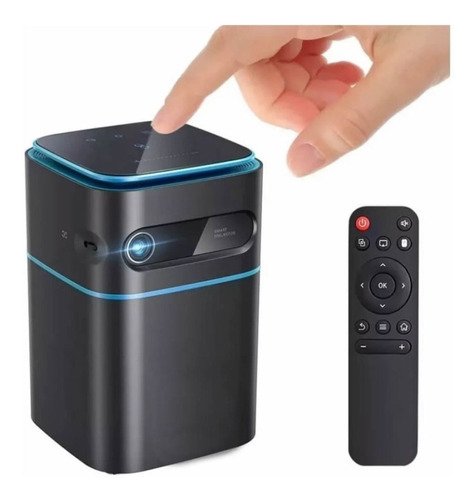 Mini Projetor 4k Smartldea Vt2 Dlp Wifi Netflix Android 9.0 Cor Preto