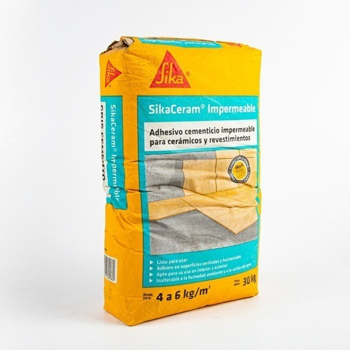 Pegamento P/ Ceramica Y Azulejos 30 Kg Sikaceram Impermeable