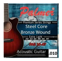 Comprar Set Cuerdas Palmer Guitarra Acústica .10 Original