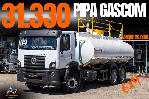 Vw 31330 Pipa 20.000l Gascom, Rabo De Pavão E Chuveirinho!