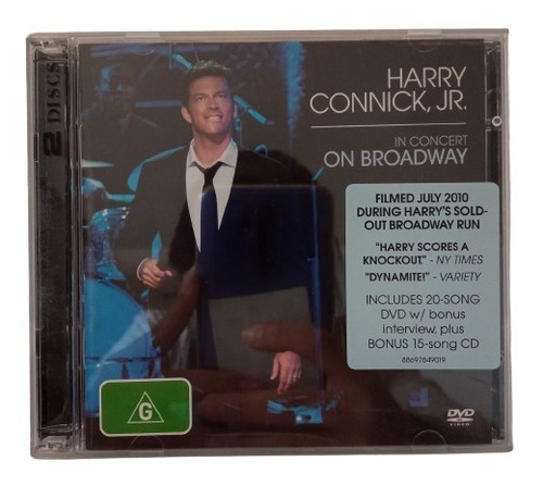Harry Connick In Concert Broadway Cd Dvd Nuevo (no Sellado)