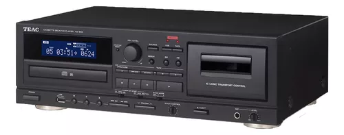 TEAC AD-850-SE Black / Reproductor de Cassette + CD