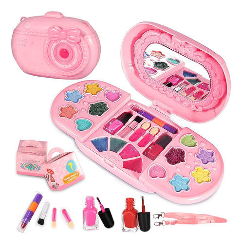 Juego De Maquillaje Regalo De Navidad Lavable Para Niñas 