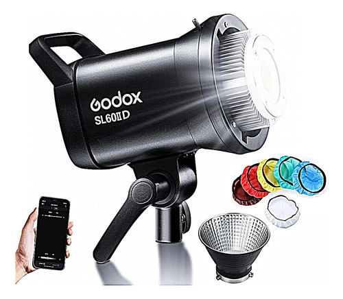 Godox Sl60iid Luz Video Led 60w 8 Efectos Fx Bowens Mount Cr