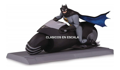 Batcycle Luz Led + Batman Figure Set- Z Dc Collectibles 1/12