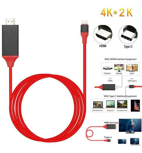 Cable Audio Y Tv Hdmi A Tipo C Samsung Galaxy Note 10 Plus