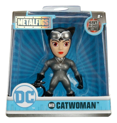 Catwoman Gatubela Figura Metalfigs Die Cast Dc Jada