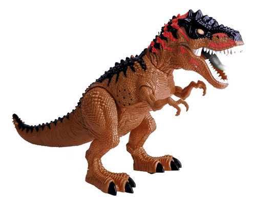 Tiranossauro Rex Dinossauro Bota Ovo Anda Com Som E Luz 40cm