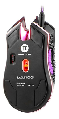 Mouse Gamer Primus Gladius10000s Rgb 10000dpi 7 Botones