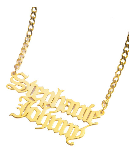 Diy Collar Con Nombre En Inglés, Collar Con Nombre Doble