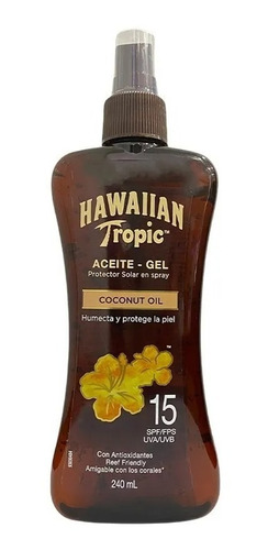 Aceite Protector Solar Spray Spf15 | Hawaiian Tropic 240ml