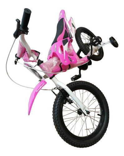 Bicicleta Nueva Moto Bike Kamikaze Rin 16 Rosa+envio Gratis