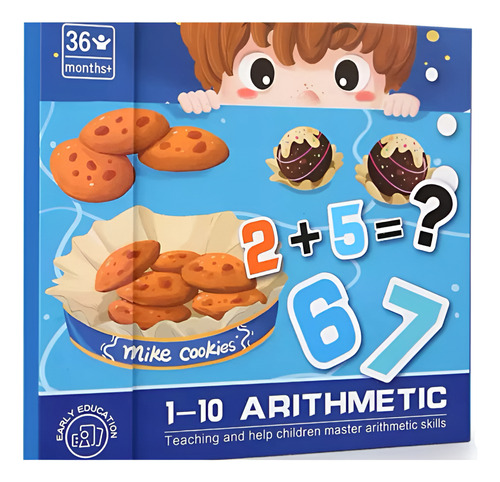 Libro Magnético Enseñanza Matemática Didáctico Galletas
