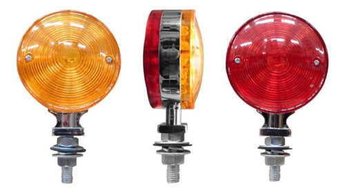 Plafon Direccional Led Rojo-ambar Baja-estrobo 12v