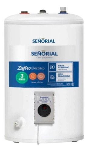 Termotanque Eléctrico Señorial Zafiro TESZP-65 65LT Blanco