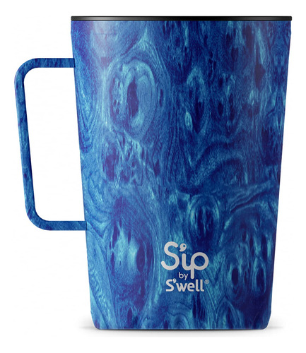 S'ip By S'well Azure Forest Vaso Portatil Acero Inoxidable 2
