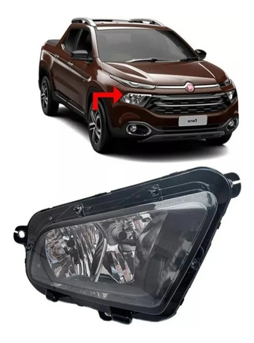 Imagen 1 de 7 de Optica Fiat Toro 2016 2017 2018