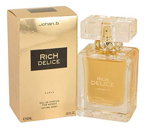 Johan B. Rich Delice Para Mujer Eau De Parfum Spray, 2.8 Onz