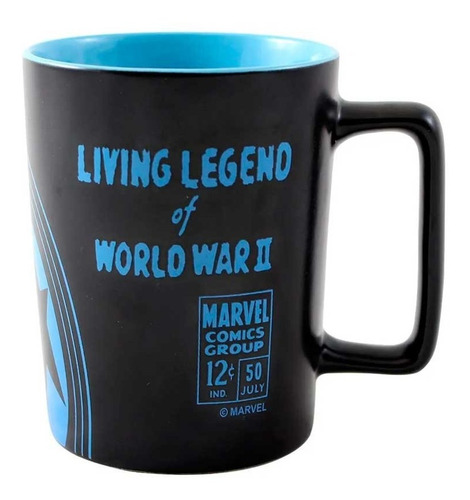 Imagem 2 de 2 de Caneca Buck 500ml Capitão América Marvel Original