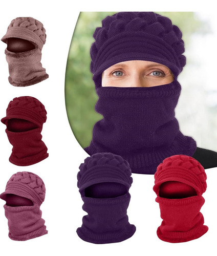 Gorro Pasamontañas Con Forro De Felpa Antialérgico + Regalo