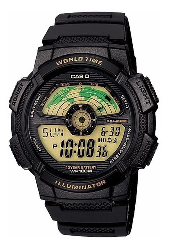 Reloj Casio Digital Ae-1100w-1b Wr 100m Agente Oficial Caba Watchcenter, Envio Gratis !