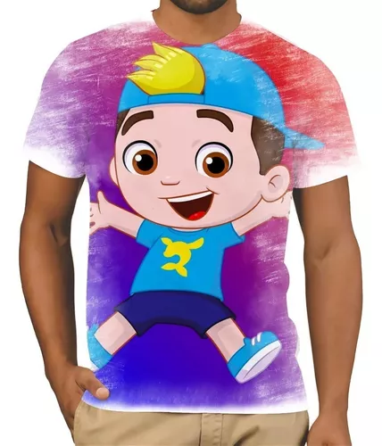 Camiseta Desenho Lucas Neto