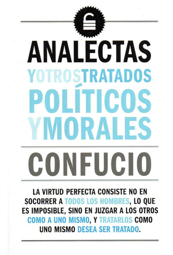 Libro: Analectas Y Otros Tratados Políticos Y Morales. Confu