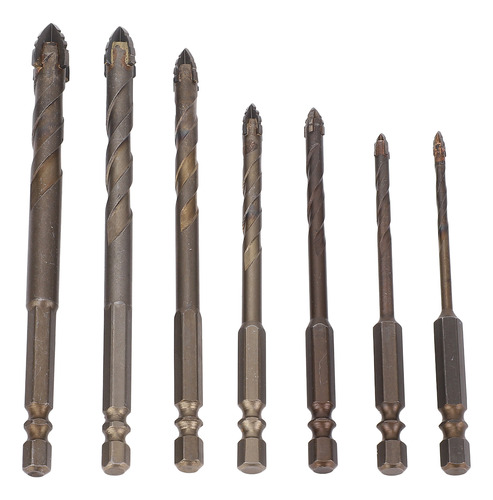 Conjunto De Brocas De Alvenaria, 7 Peças De Brocas De Concre