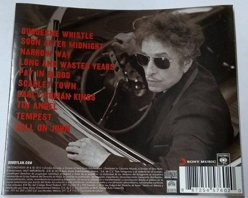 Cd Bob Dylan - Tempest