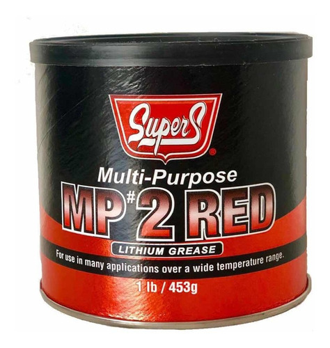 Grasa Multi Propósito # 2 Rojo, Mp2, Nlgi 2 Supers Importada